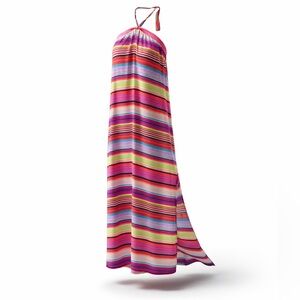 Alice & Trixie silk Leslie maxi halter dress NEW